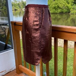 J Crew Sequined Skirt